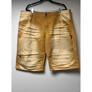 Beat & Rhythm Mens Orange Jean‎ Shorts Size 44